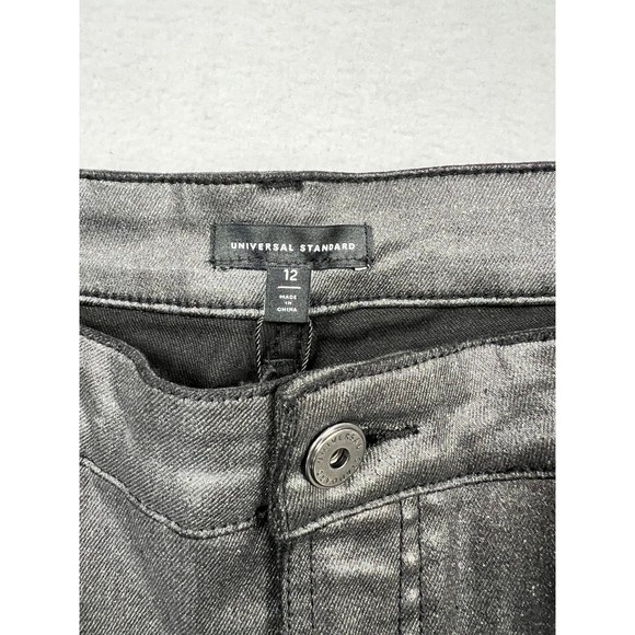Universal Standard black jeans with sparkle size 12 NWT - Picture 3 of 8